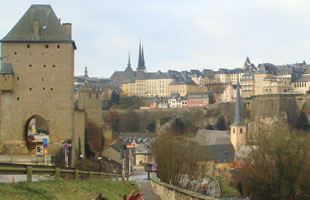 Sicht auf die Luxemburger Altstadt